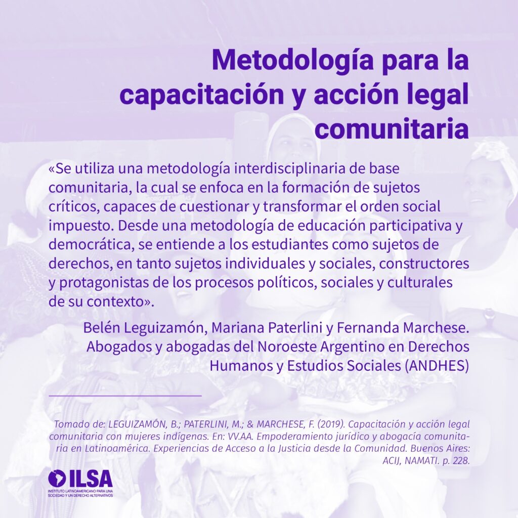 Metodología para la-captacion-y-accion-legal-comunitaria